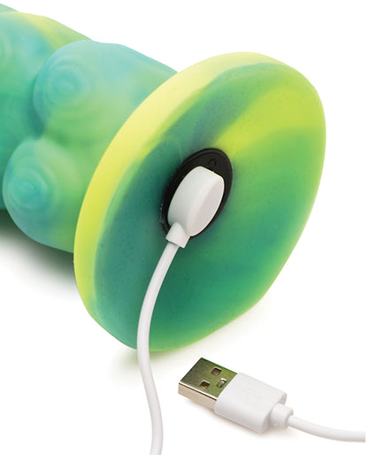 Creature Cocks Squirmer Thrusting & Vibrating Silicone Dildo w/Remote Control - Multi Color Xr LLC