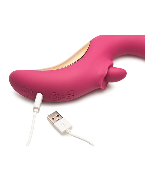 Lickgasm Tease & Please Thrusting & Licking Vibrator - Pink Xr LLC