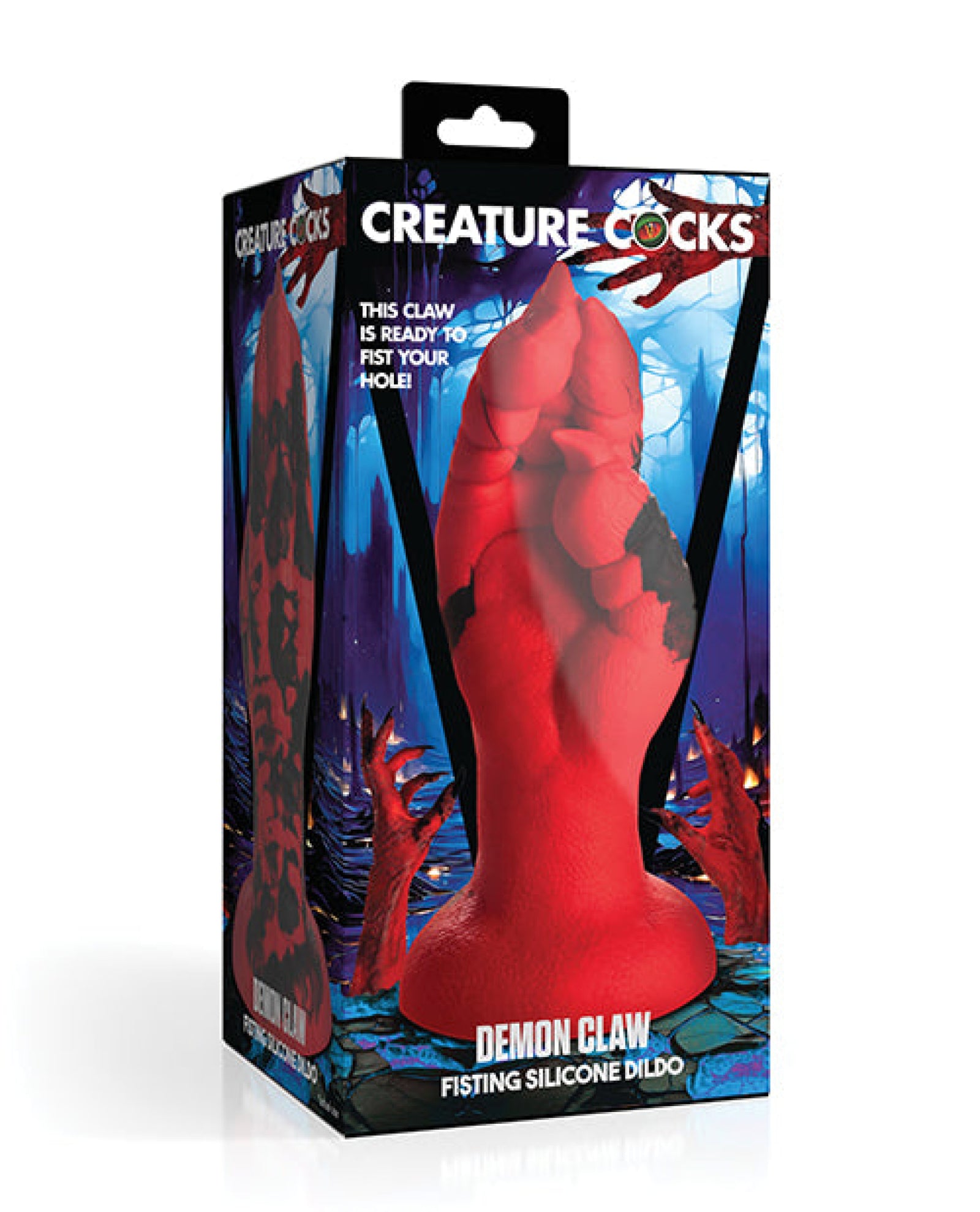 Creature Cocks Demon Claw Fisting Silicone Dildo - Red Xr LLC