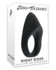 Zero Tolerance Night Rider Cock Ring - Black Evolved Novelties INC