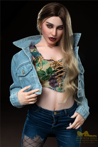 Pearl 168cm(5ft6) A-Cup Silicone Love Doll - Irontech Doll®