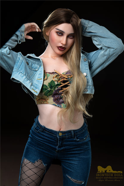 Pearl 168cm(5ft6) A-Cup Silicone Love Doll - Irontech Doll®
