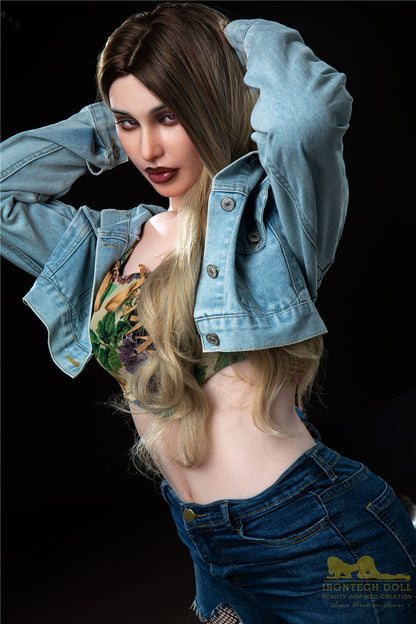 Pearl 168cm(5ft6) A-Cup Silicone Love Doll - Irontech Doll®