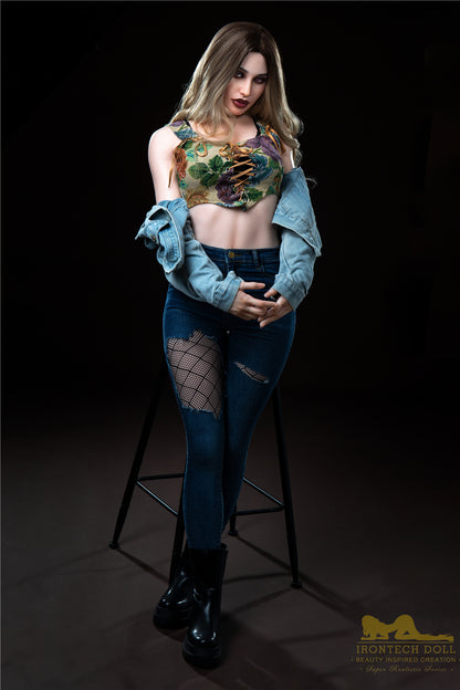 Pearl 168cm(5ft6) A-Cup Silicone Love Doll - Irontech Doll®