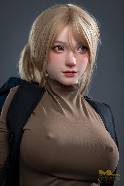Kitty hard head 165cm (5ft4) F-Cup mountain climber silicone Realistic Love Doll - Irontech Doll®- EU STOCK
