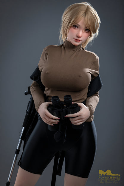 Kitty hard head 165cm (5ft4) F-Cup mountain climber silicone Realistic Love Doll - Irontech Doll®- EU STOCK