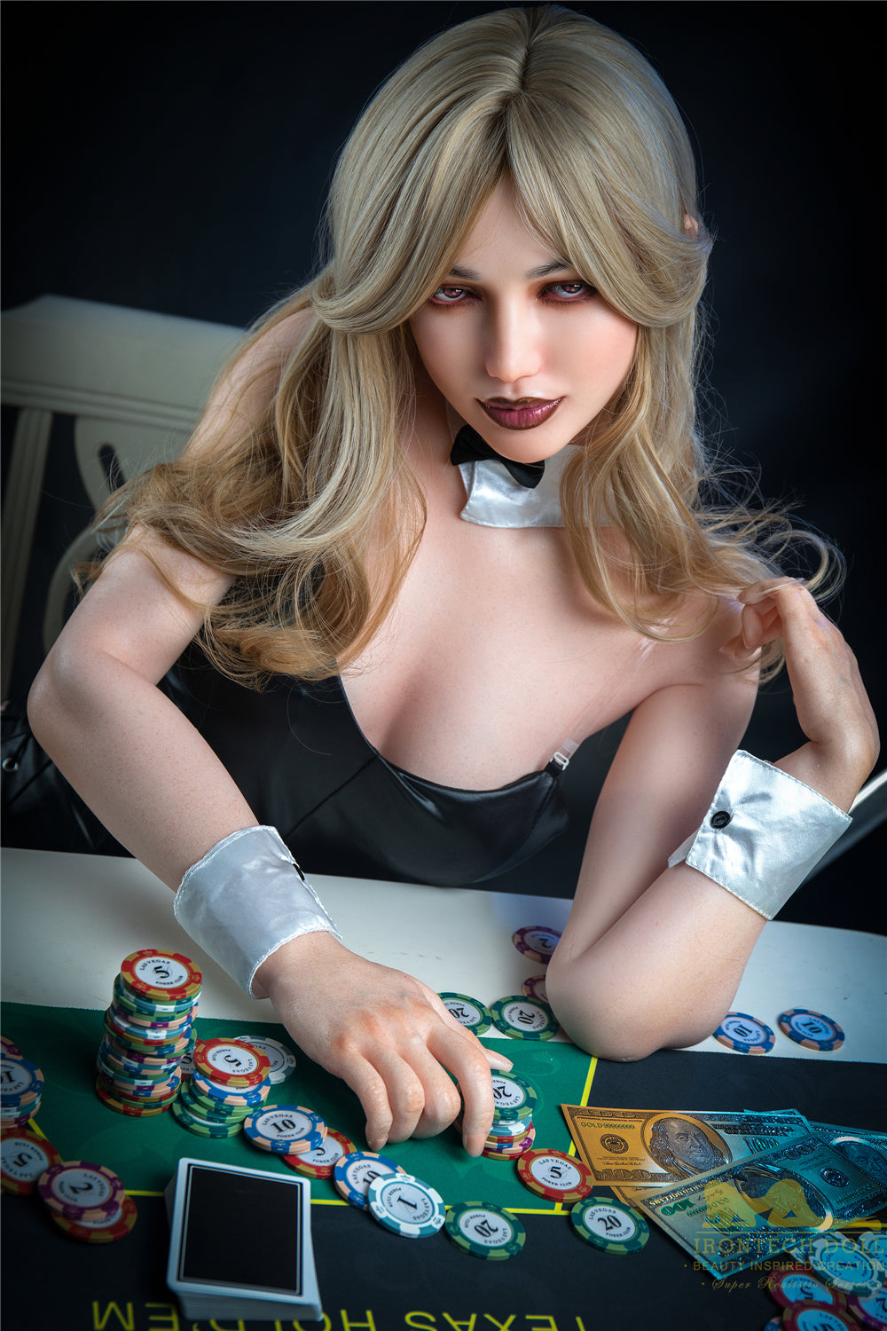 Celine 168cm(5ft6) A-Cup Silicone Love Doll - IronTech Doll® - side view
