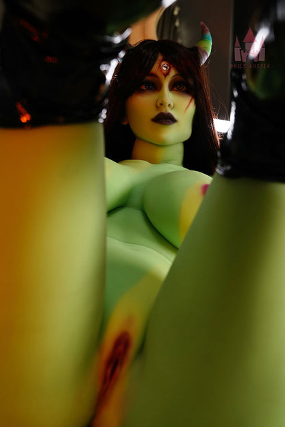 Petra Green Skin three Eyes Alien Sex Doll - Doll's Castle [USA STOCK] Doll's Castle