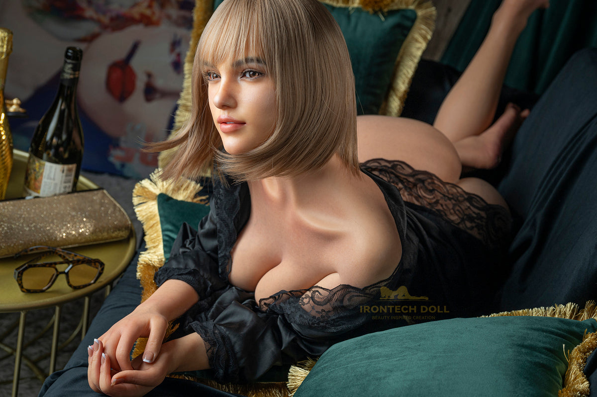 Vivian ROSmax head Tanned 153cm(5ft) E-Cup Silicone Sex Doll - Super Realistic Series-Irontech Doll® - photo 27