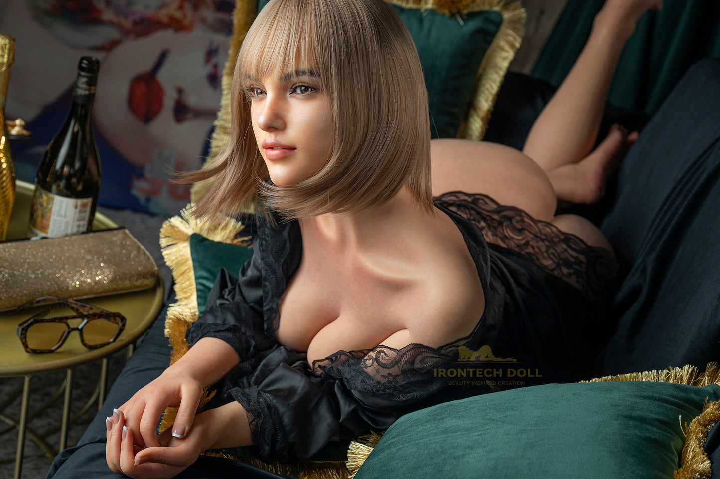 Vivian ROSmax head Tanned 153cm(5ft) E-Cup Silicone Sex Doll - Super Realistic Series-Irontech Doll® - photo 27
