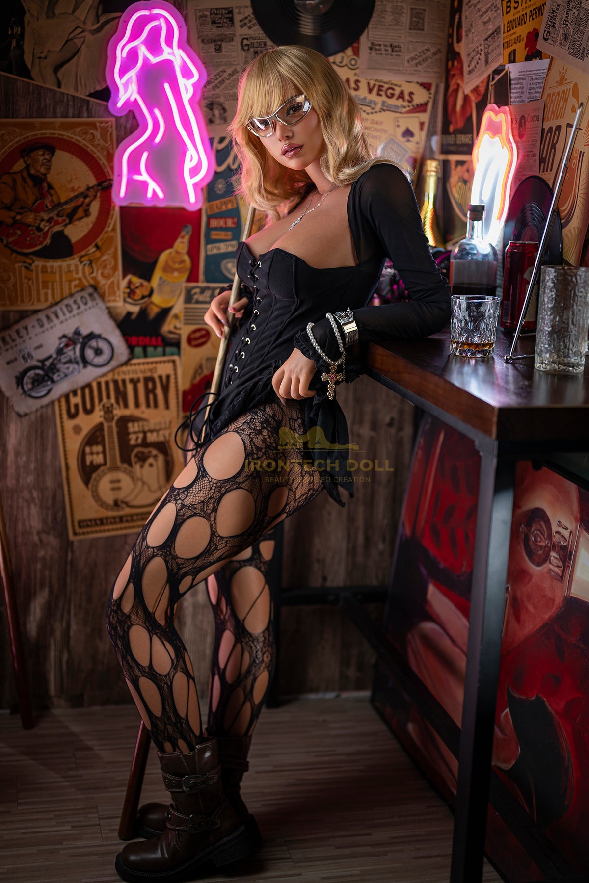 Eileen ROSmax Head 164cm(5ft4) E-Cup Dark Tanned Full Silicone sex doll - Super Realistic Series - Irontech Doll®