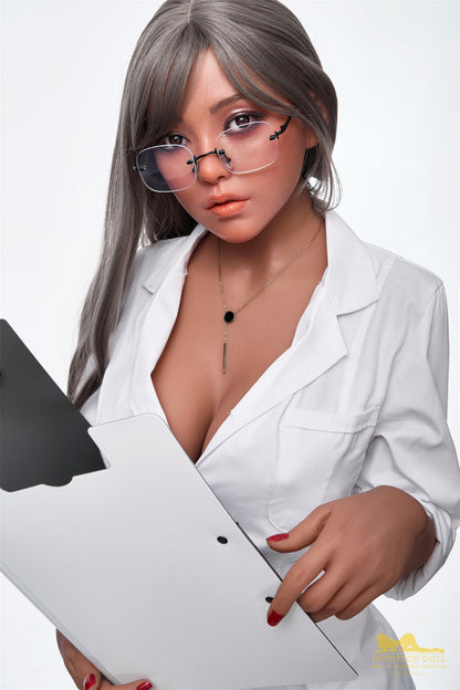 Eileen Dark Tanned Realistic Silicone Head + TPE Body - IronTech Doll® Irontech Doll®