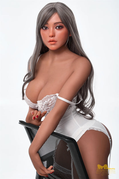 Eileen Dark Tanned Realistic Silicone Head + TPE Body - IronTech Doll® Irontech Doll®