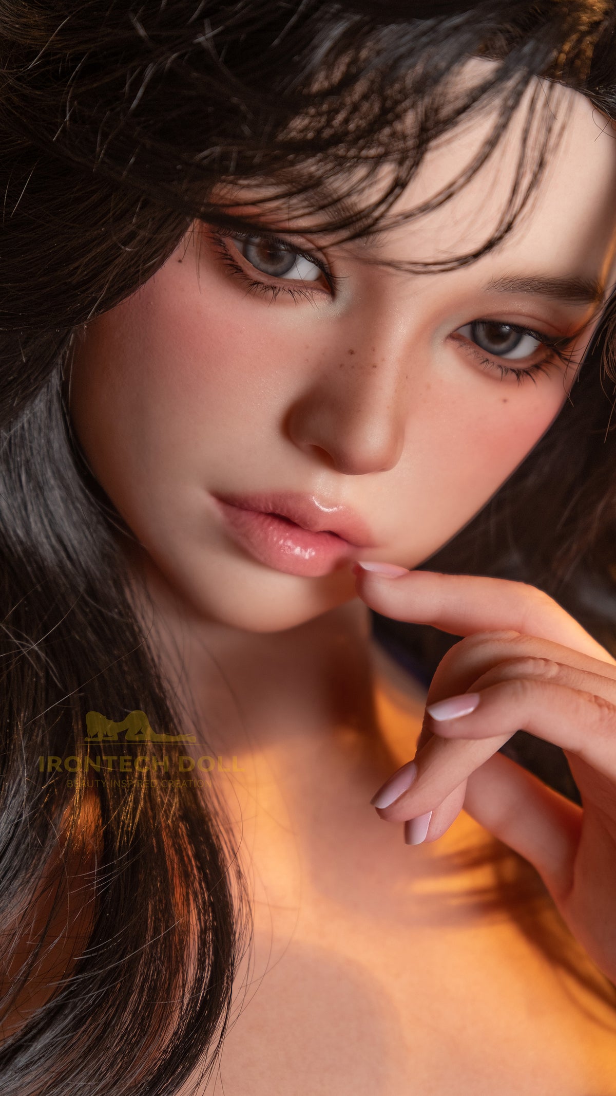 Eileen Mysterious Lady 164LN (5ft4) I-Cup BBW Real Skin Texture Full Silicone Sex Doll - Super Realistic Series - Irontech Doll®