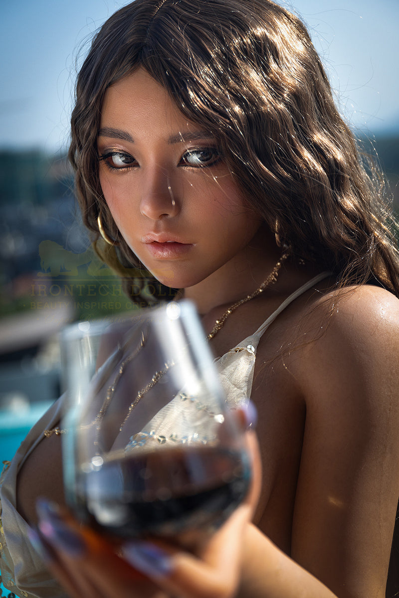 Eileen Dark Tanned 164cm (5ft4) Premium Realistic Silicone Sex Doll - Irontech Doll® - EU STOCK