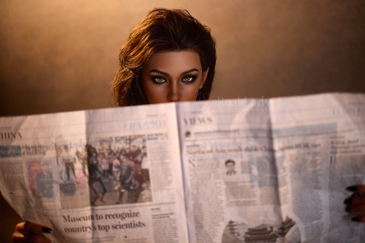 Evie Premium Realistyczna, pełna silikonowa lalka seksu - Real-Lady®