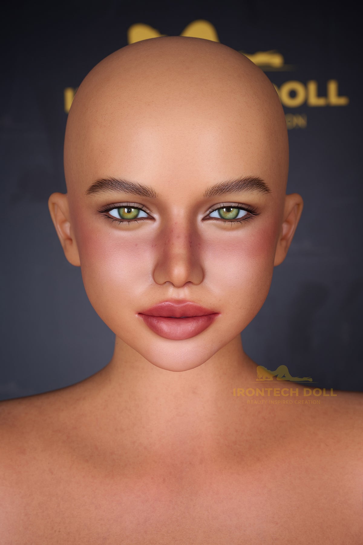 Celine ROSmax head 164cm(5ft4) E-Cup tanned Full Silicone sex Doll - Super Realistic Series -IronTech Doll®