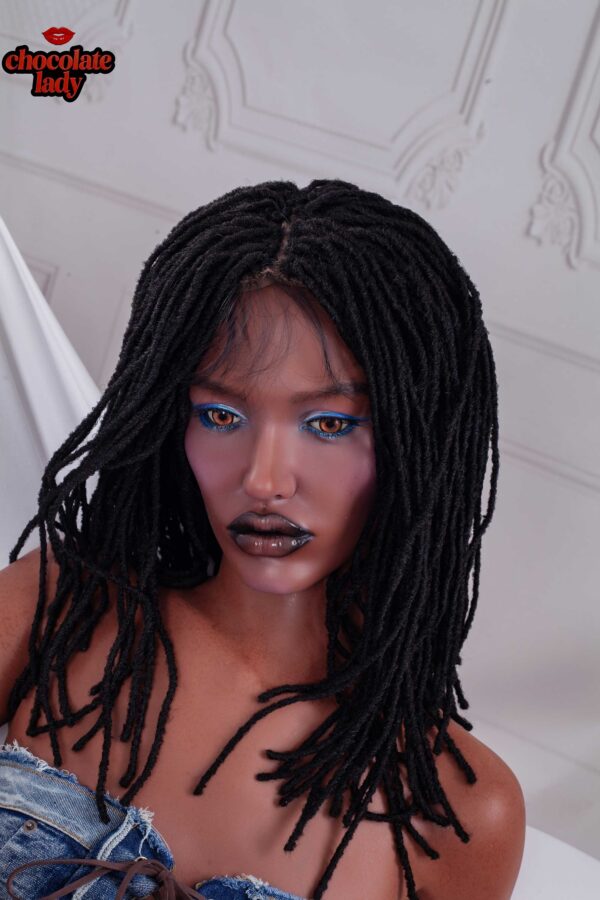 Roxy 140cm AA-Cup Silicone Sex Doll - Chocolate Lady Doll