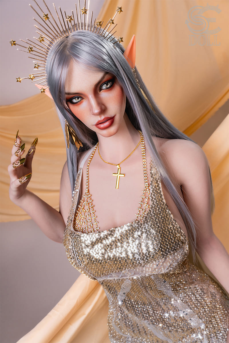 Evadora.A Realistic Full Silicone Pro - Real Skin Texture - ROS Head - SEDOLL® - back view