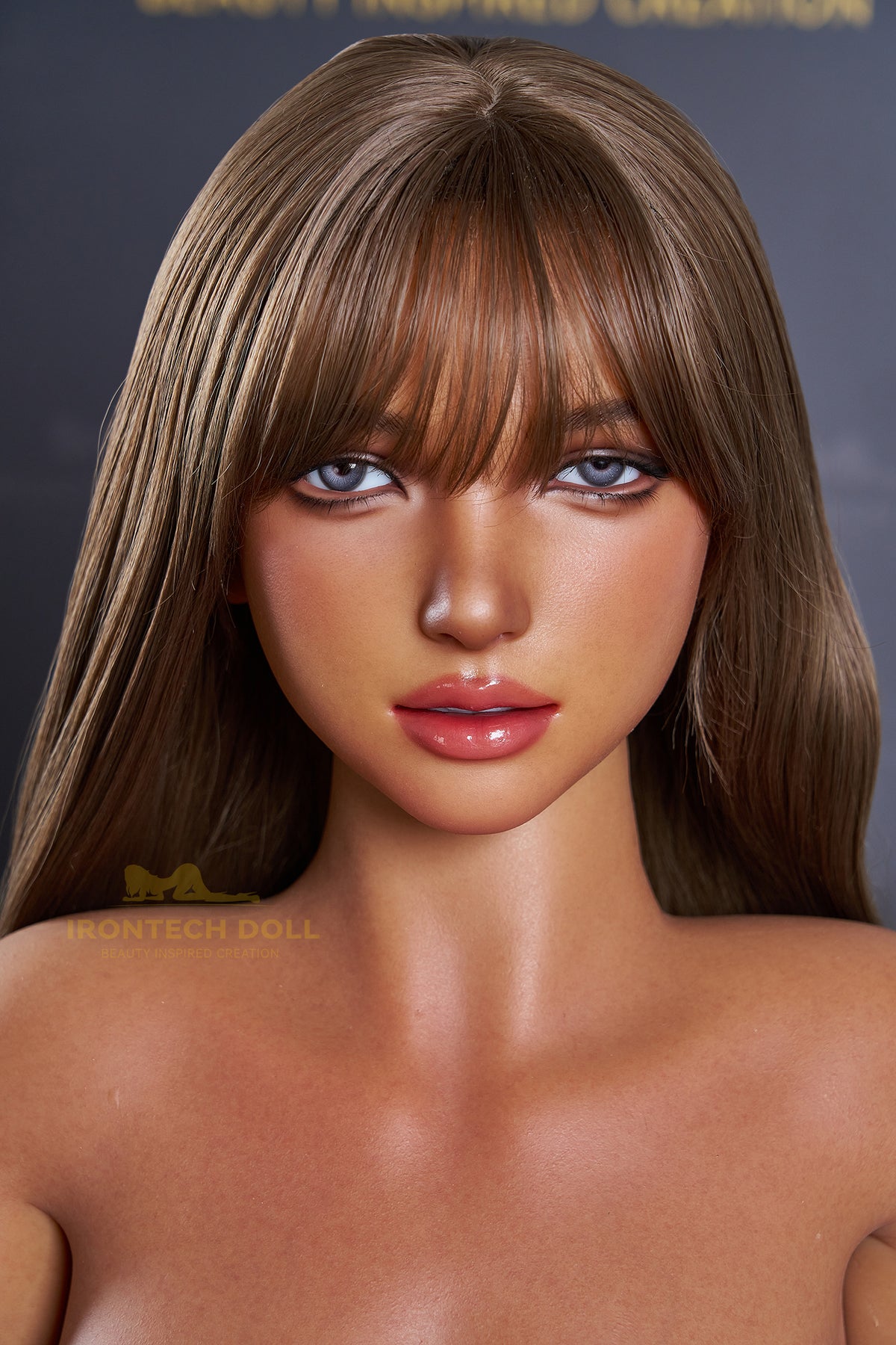 Kitty ROSmax head 165cm(5ft4) F-Cup Dark tanned Full Silicone Love Doll - Super Realistic Series -IronTech Doll®