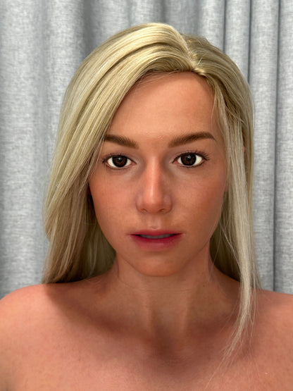 Mandy Silicone Sex Doll - ZELEX Fusion Series with Movable Jaw