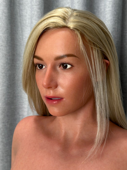 Mandy Silicone Sex Doll - ZELEX Fusion Series with Movable Jaw