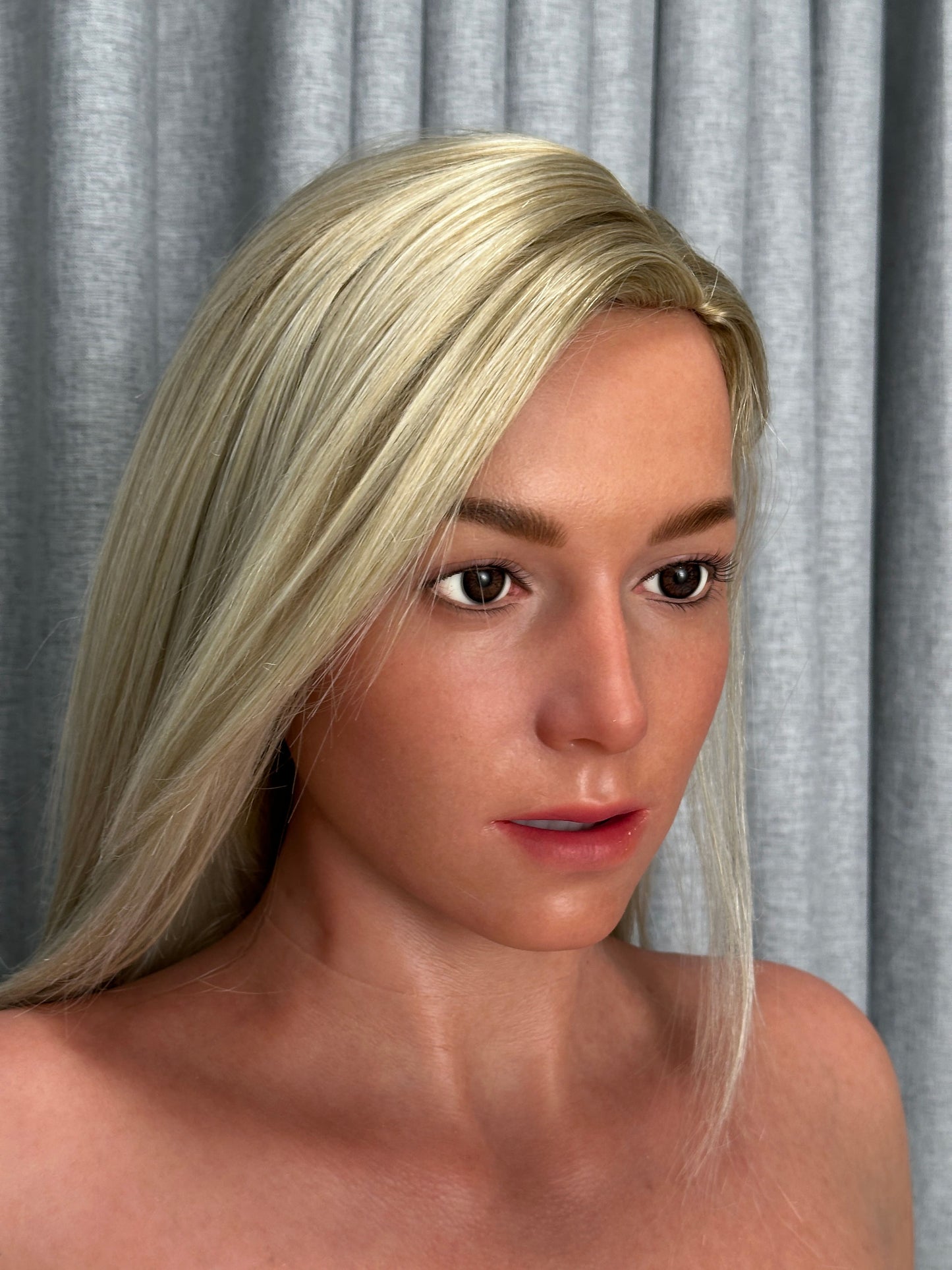 Mandy Silicone Sex Doll - ZELEX Fusion Series with Movable Jaw