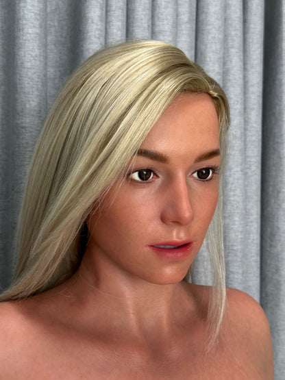 Mandy Silicone Sex Doll - ZELEX Fusion Series with Movable Jaw