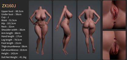 Sarah Silicone Head (Movable Jaw) + SLE Body Sex Doll - ZELEX® [USA & CANADA STOCK] ZELEX® SLE Collection