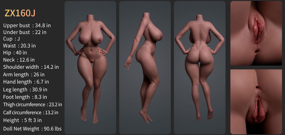 Winona Silicone Head (Movable Jaw) + SLE Body Sex Doll - ZELEX® [USA & CANADA STOCK] ZELEX® SLE Collection