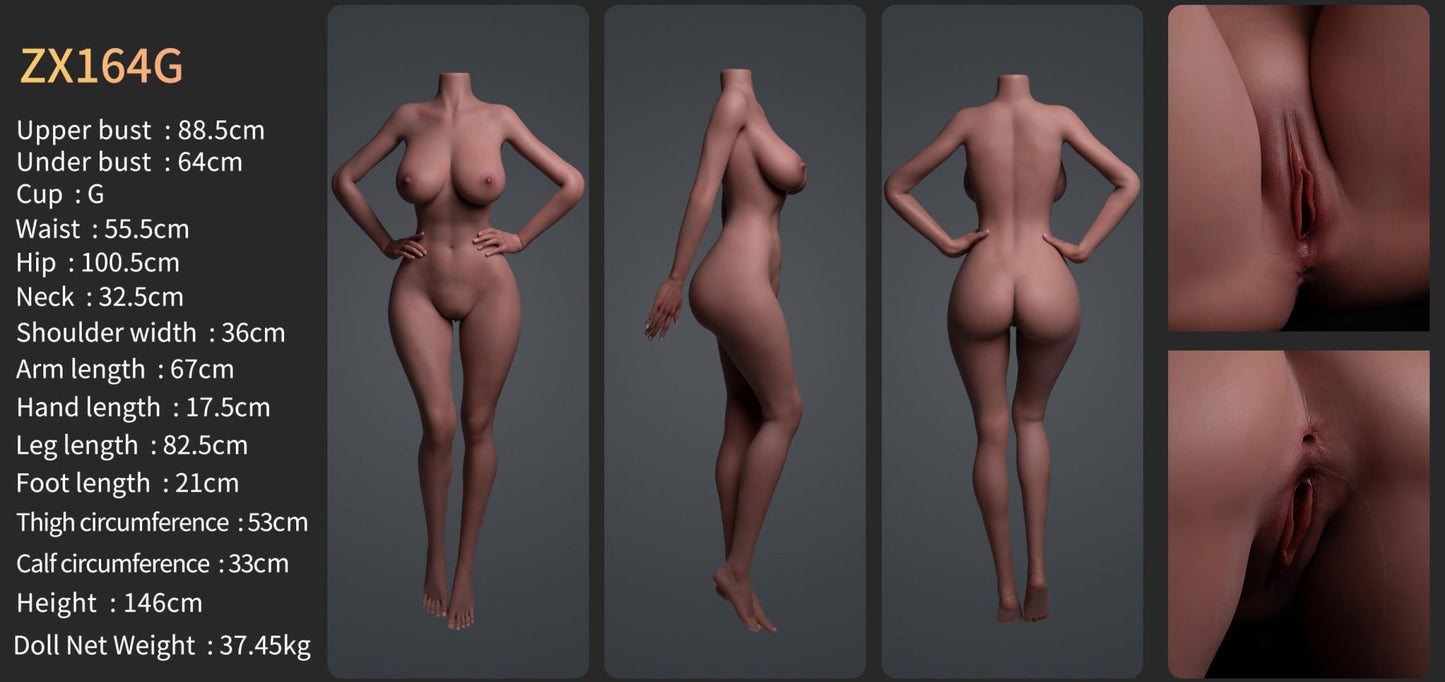 Margot Premium Silicone Head (Movable Jaw) + SLE Body Sex Doll - ZELEX® [USA STOCK] ZELEX® SLE Collection