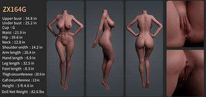 Rosie Premium Silikoonpea (liikuv lõualuu) + SLE Body Sex Doll - Zelex® [USA aktsia]