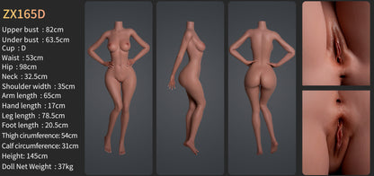 Holly Premium Silicone Head (Movable Jaw) + SLE Body Sex Doll - ZELEX® [USA STOCK] ZELEX® SLE Collection