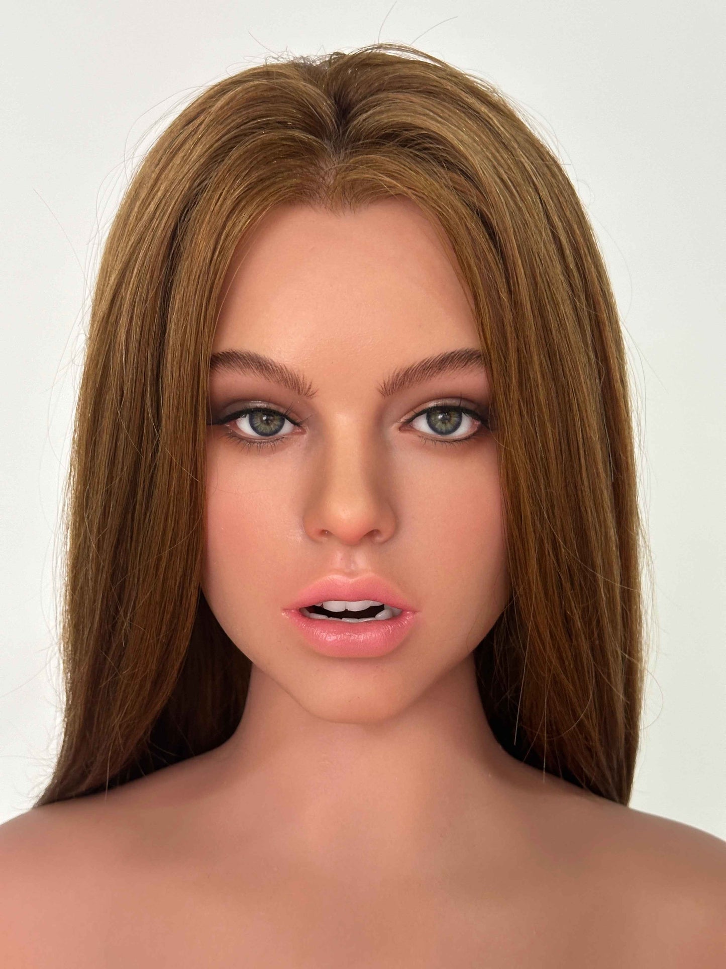 Naomi Premium Silicone Head (Movable Jaw + Implanted Hair) + SLE Body Sex Doll - ZELEX® [USA STOCK] ZELEX® SLE Collection