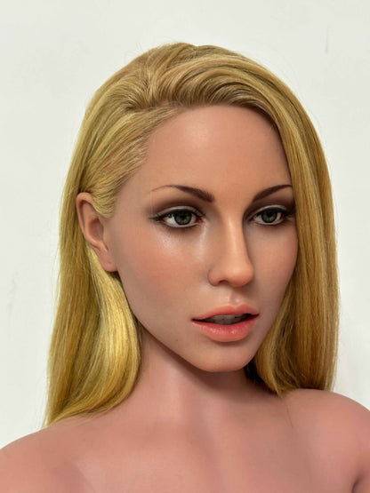 Janett Premium Silicone Head (Movable Jaw + Implanted Hair) + SLE Body Sex Doll - ZELEX® [USA STOCK] ZELEX® SLE Collection