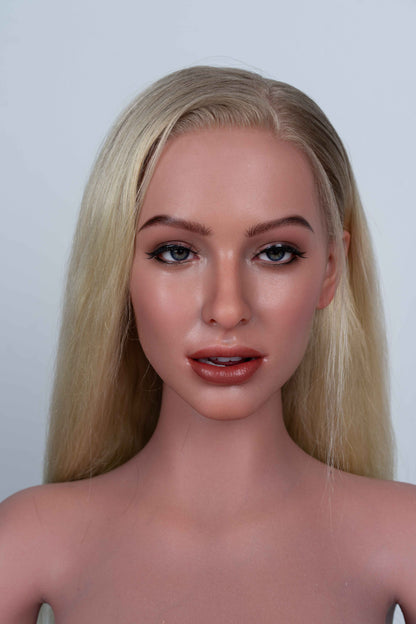 Natalia Silicone Head (Movable Jaw + Implanted Hair) + SLE Body Premium Sex Doll - ZELEX® [USA STOCK] ZELEX® SLE Collection
