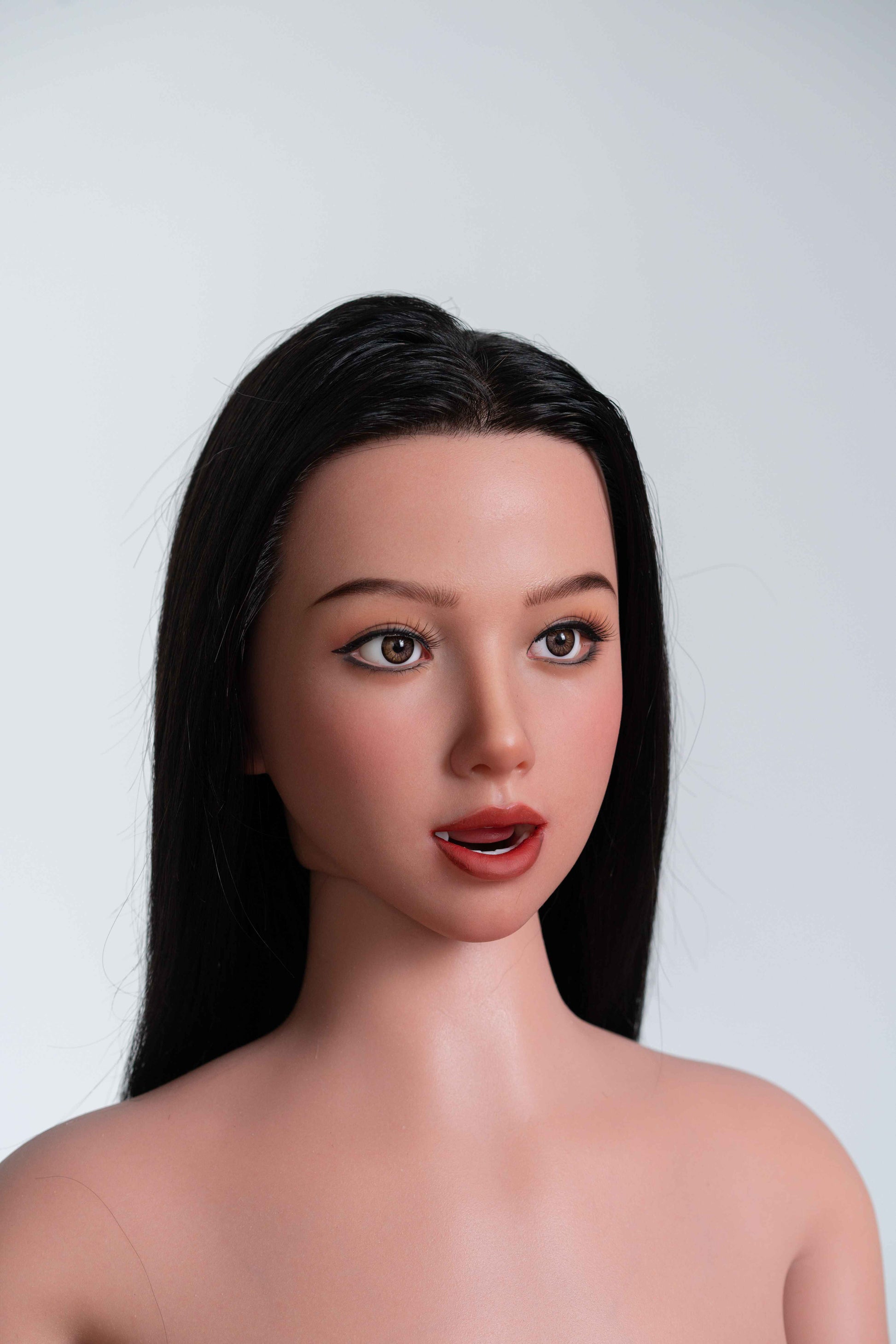 Delilah Premium Silicone Head (Movable Jaw + Implanted Hair) + SLE Body Sex Doll - ZELEX® [USA STOCK] ZELEX® SLE Collection