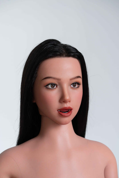 Delilah Premium Silicone Head (Movable Jaw + Implanted Hair) + SLE Body Sex Doll - ZELEX® [USA STOCK] ZELEX® SLE Collection