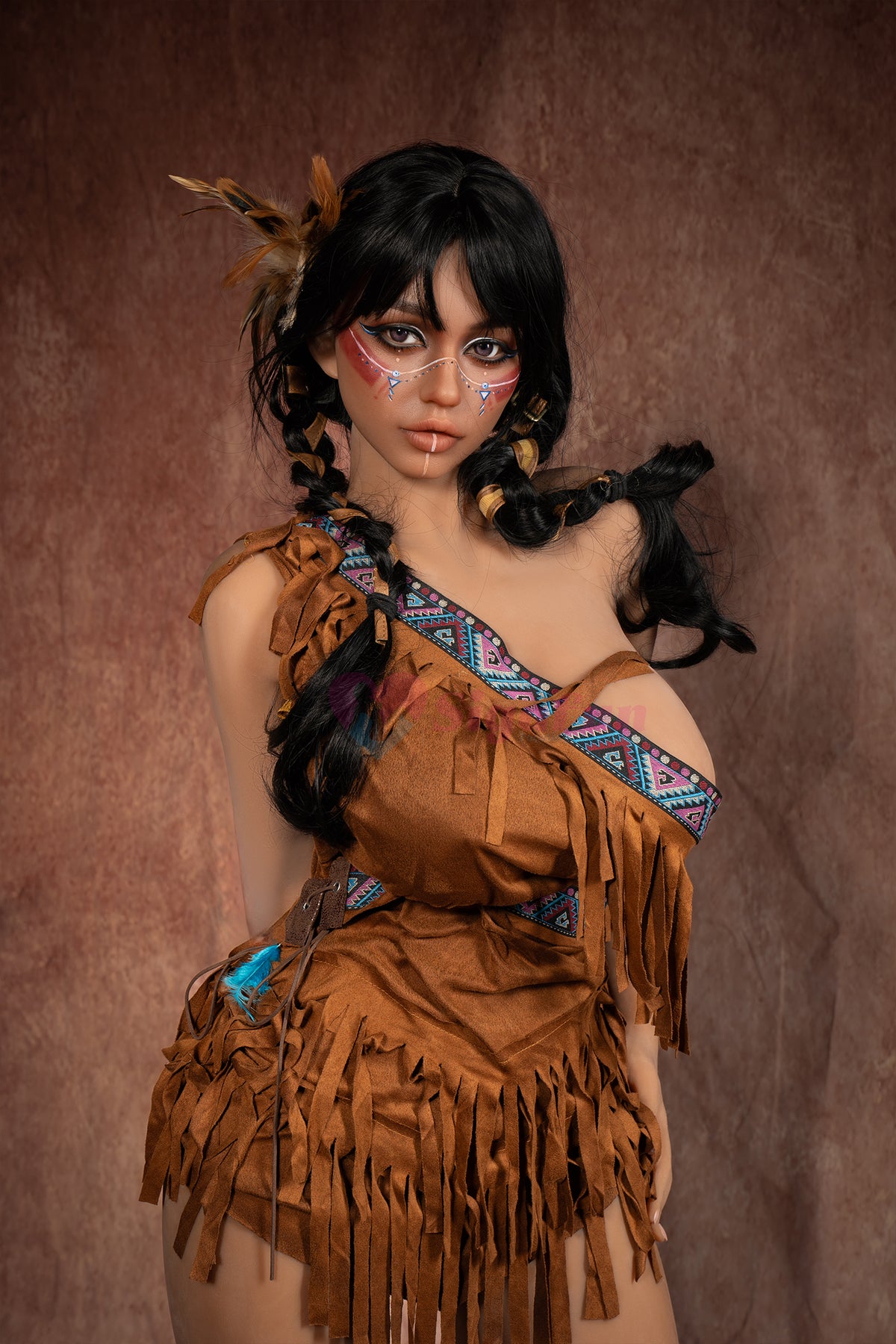 Ada 159cm(5ft3) E-Cup TPE Sex Doll - Dark Tanned - Sigafun