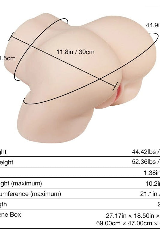 Daisy Plus 18.4kg (40.6lb) TPE Sex Torso - TANTALY