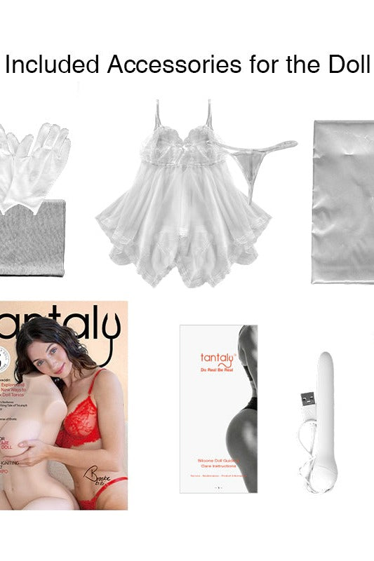 Emilia 15.8kg (34.8lb) Fair Skin Silicone Sex Torso - TANTALY