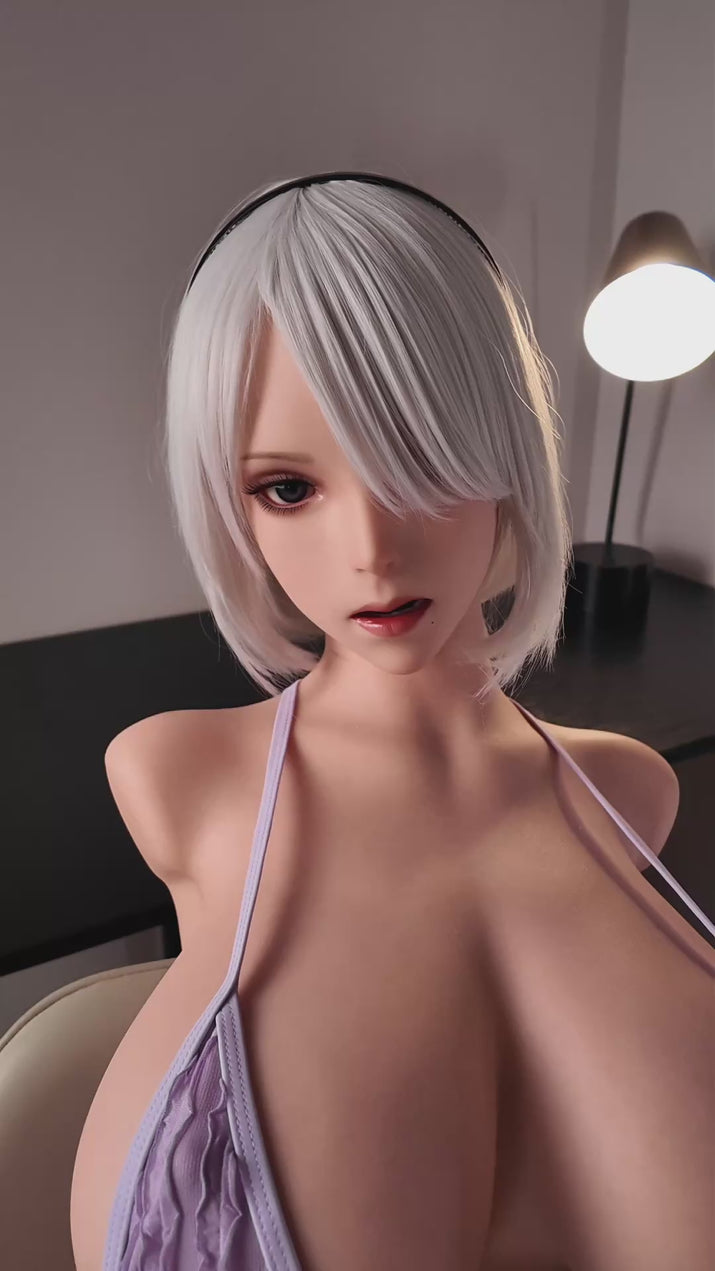 Lady No.24 K-Cup Silicone Torso Game Lady Doll video 1