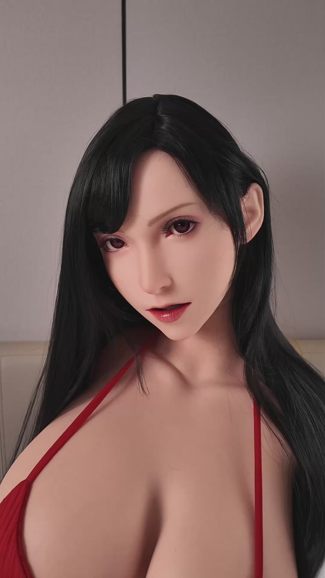 Lady No.25 J-Cup Silicone Torso Game Lady Doll video 1