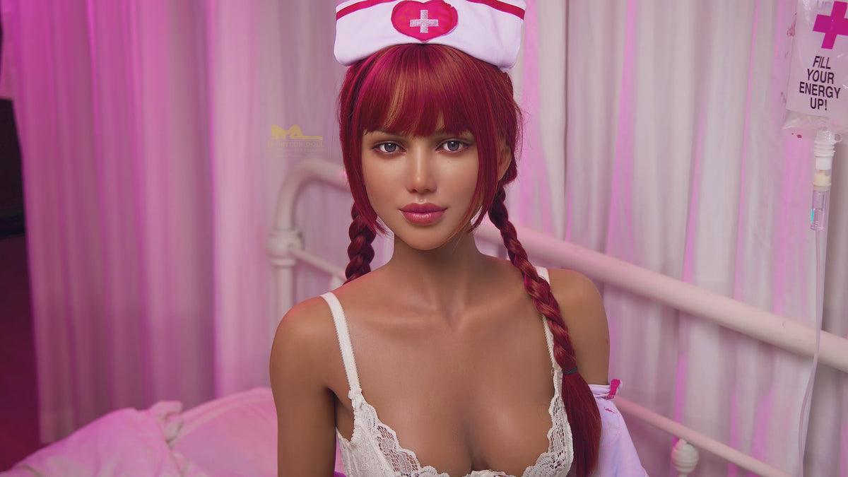 Celine Nurse 168cm(5ft6) A-Cup Silicone Love Doll - IronTech Doll®