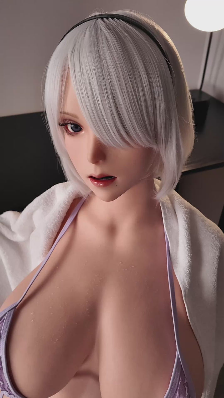 Lady No.24 K-Cup Silicone Torso Game Lady Doll video 2