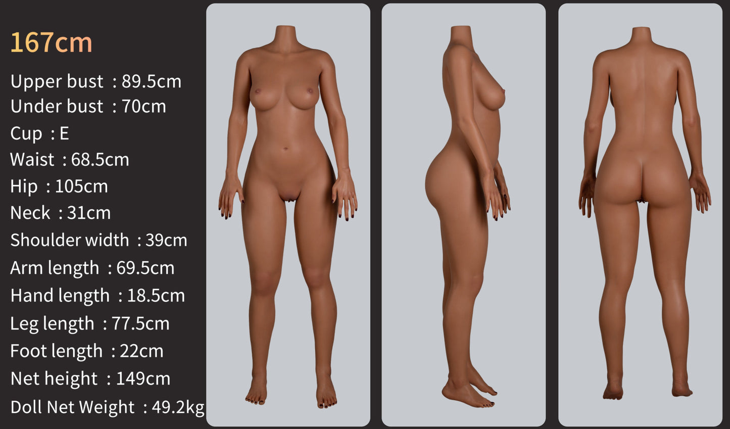Carmen Premium Silicone Doll - GE45 - Zelex Inspiration Series ZELEX®