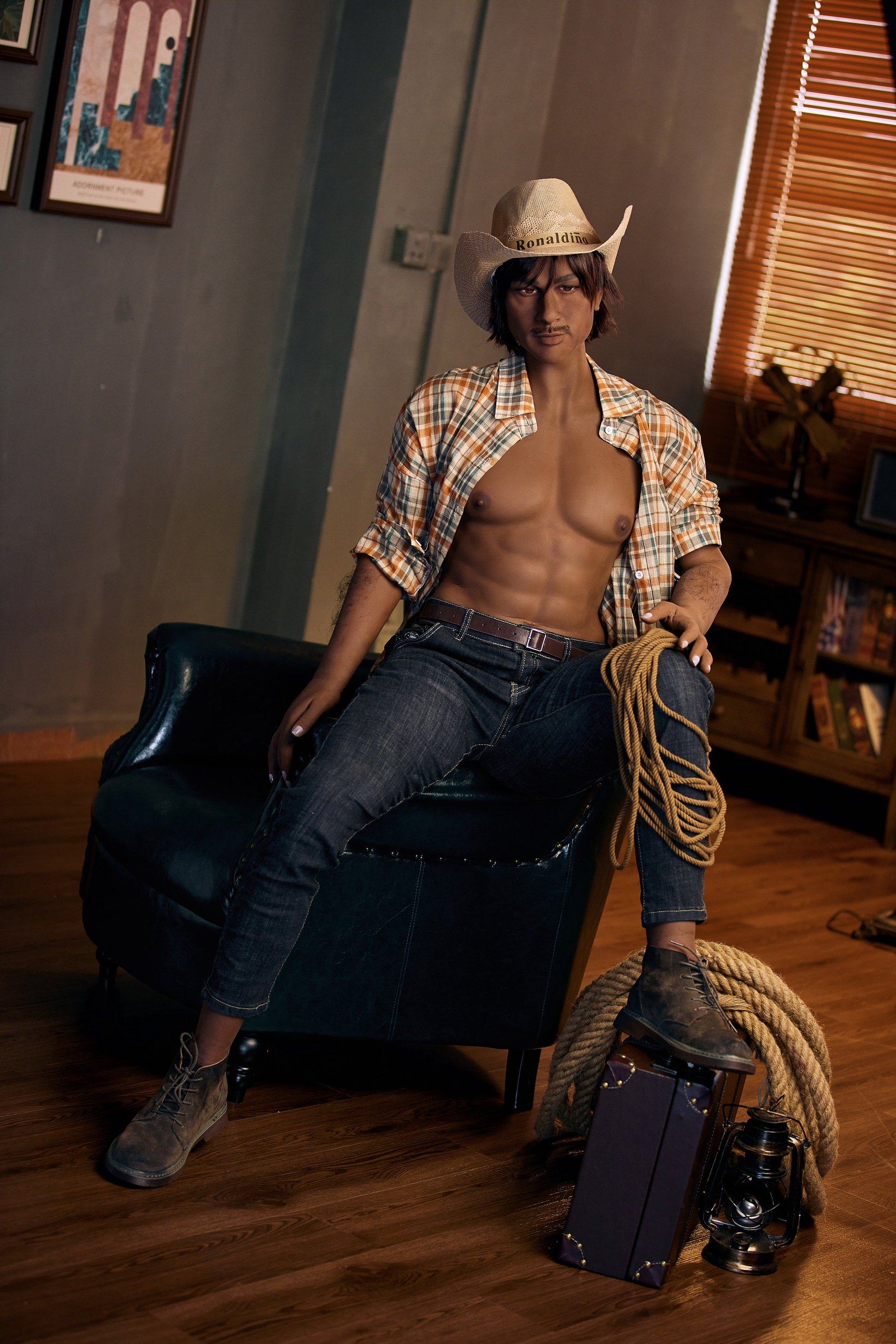 Cowboy Charles Realistic Male Sex Doll - Iron Tech Doll Irontech Doll