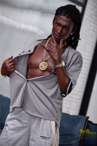 Bill Ebony Silicone Male Sex Doll - IronTech Doll® Irontech Doll®