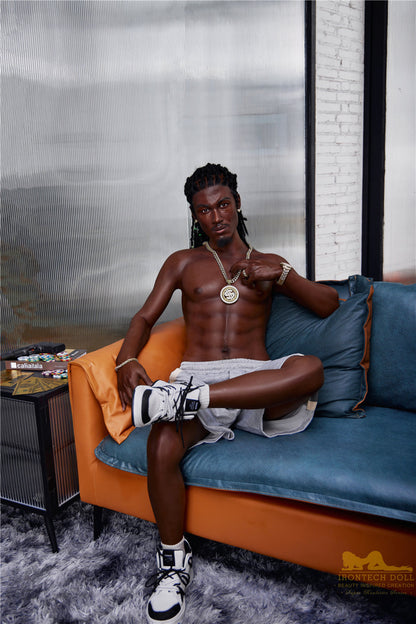 Bill Ebony Silicone Male Sex Doll - IronTech Doll® Irontech Doll®