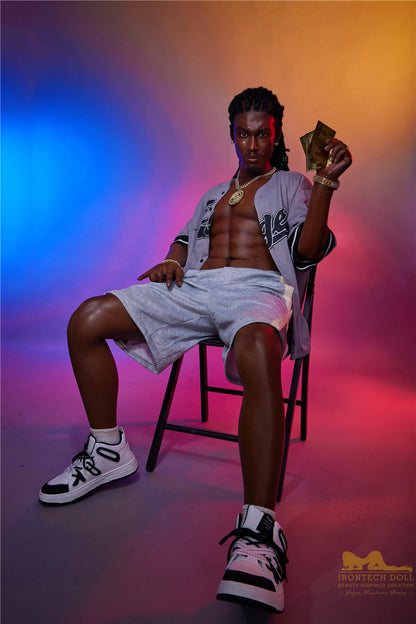 Bill Ebony Silicone Male Sex Doll - IronTech Doll® Irontech Doll®